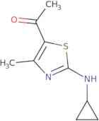 1-(2-Cyclopropylamino-4-methyl-thiazol-5-yl)-ethanone