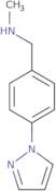 N-Methyl-1-(4-pyrazol-1-ylphenyl)methanamine sulfuric acid