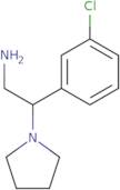 2-(3-Chlorophenyl)-2-(pyrrolidin-1-yl)ethan-1-amine