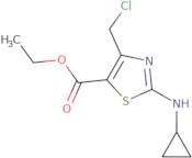 Ethyl 4-(chloromethyl)-2-(cyclopropylamino)-1,3-thiazole-5-carboxylate