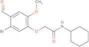 2-(5-Bromo-4-formyl-2-methoxyphenoxy)-N-cyclohexylacetamide