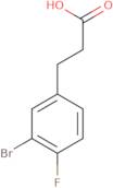 3-(3-Bromo-4-fluorophenyl)propionic acid