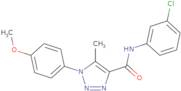 N-(3-Chlorophenyl)-1-(4-methoxyphenyl)-5-methyl-1H-1,2,3-triazole-4-carboxamide