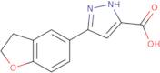 3-(2,3-Dihydro-1-benzofuran-5-yl)-1H-pyrazole-5-carboxylic acid