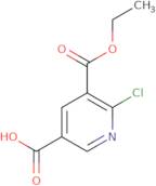 6-Chloro-5-(ethoxycarbonyl)nicotinic acid