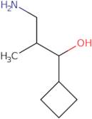 3-Amino-1-cyclobutyl-2-methylpropan-1-ol