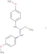 [(4-Methoxyanilino)-methylsulfanylmethylidene]-(4-methoxyphenyl)azanium iodide