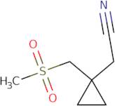 2-[1-(Methanesulfonylmethyl)cyclopropyl]acetonitrile