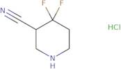 4,4-Difluoropiperidine-3-carbonitrile hydrochloride