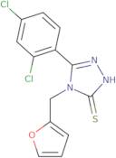 5-(2,4-Dichlorophenyl)-4-(furan-2-ylmethyl)-4H-1,2,4-triazole-3-thiol