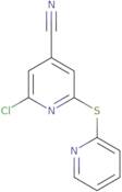 2-Chloro-6-(pyridin-2-ylthio)isonicotinonitrile