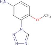 4-Methoxy-3-(1H-1,2,3,4-tetrazol-1-yl)aniline