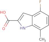 4-Fluoro-7-methyl-1H-indole-2-carboxylic acid