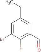 3-Bromo-5-ethyl-2-fluorobenzaldehyde