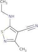 5-(Ethylamino)-3-methyl-1,2-thiazole-4-carbonitrile