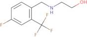 2-({[4-Fluoro-2-(trifluoromethyl)phenyl]methyl}amino)ethan-1-ol