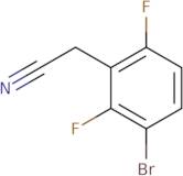 2-(3-Bromo-2,6-difluorophenyl)acetonitrile