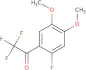 2,2,2-Trifluoro-1-(2-fluoro-4,5-dimethoxyphenyl)ethanone