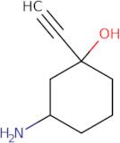 3-Amino-1-ethynylcyclohexan-1-ol