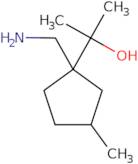 2-[1-(Aminomethyl)-3-methylcyclopentyl]propan-2-ol