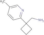 1-[1-(5-Methylpyridin-2-yl)cyclobutyl]methanamine