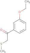 1-(3-Ethoxyphenyl)-2-(methylsulfanyl)ethan-1-one