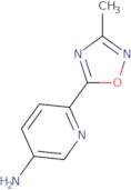 6-(3-Methyl-1,2,4-oxadiazol-5-yl)pyridin-3-amine