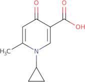 1-Cyclopropyl-6-methyl-4-oxo-1,4-dihydropyridine-3-carboxylic acid