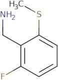 [2-Fluoro-6-(methylsulfanyl)phenyl]methanamine