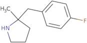 2-[(4-Fluorophenyl)methyl]-2-methylpyrrolidine