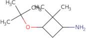 3-(tert-Butoxy)-2,2-dimethylcyclobutan-1-amine