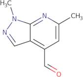 1,6-Dimethyl-1H-pyrazolo[3,4-b]pyridine-4-carbaldehyde