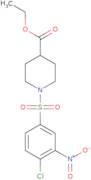 Ethyl 1-[(4-chloro-3-nitrophenyl)sulfonyl]-4-piperidinecarboxylate