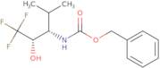 benzyl N-[(2S,3S)-1,1,1-trifluoro-2-hydroxy-4-methylpentan-3-yl]carbamate