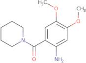 4,5-Dimethoxy-2-(piperidine-1-carbonyl)aniline