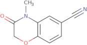 4-Methyl-3-oxo-3,4-dihydro-2H-benzo[1,4]oxazine-6-carbonitrile