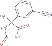 3-(4-Methyl-2,5-dioxoimidazolidin-4-yl)benzonitrile