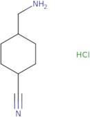 (1R,4R)-4-(Aminomethyl)cyclohexane-1-carbonitrile hydrochloride