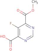 5-Fluoro-6-(methoxycarbonyl)pyrimidine-4-carboxylic acid