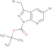 tert-Butyl 5-bromo-3-(bromomethyl)-1H-pyrazolo[3,4-b]pyridine-1-carboxylate