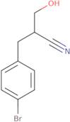 2-[(4-Bromophenyl)methyl]-3-hydroxypropanenitrile