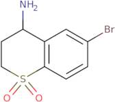 4-Amino-6-bromo-3,4-dihydro-2H-1λ6-benzothiopyran-1,1-dione