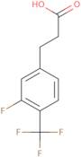 3-[3-Fluoro-4-(trifluoromethyl)phenyl]propionic acid