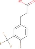 3-[4-Fluoro-3-(trifluoromethyl)phenyl]propionic acid