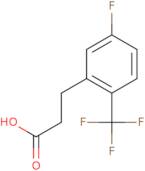 3-[5-Fluoro-2-(trifluoromethyl)phenyl]propionic acid