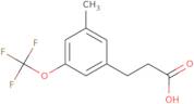 3-[3-Methyl-5-(trifluoromethoxy)phenyl]propionic acid