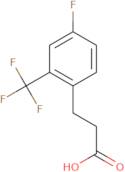 3-[4-Fluoro-2-(trifluoromethyl)phenyl]propanoic acid