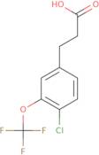 3-[4-Chloro-3-(trifluoromethoxy)phenyl]propionic acid