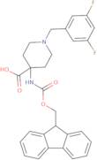 4-(Fmoc-NH2)-1-(3,5-F2-benzyl)-4-carboxypiperidine