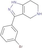 3-(3-Bromophenyl)-4,5,6,7-tetrahydro-2H-pyrazolo[4,3-c]pyridine